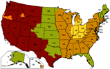 UPS Ground map
