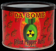 Da' Bomb Ghost Pepper Hot Nuts